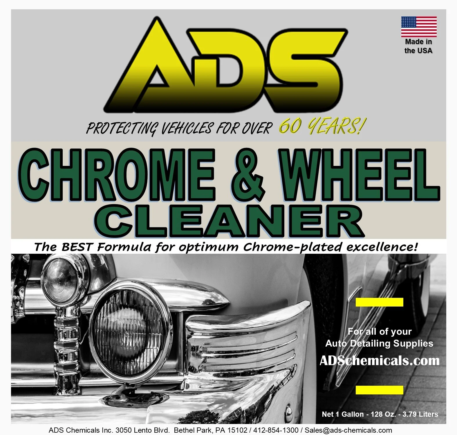 Chrome & Wheel Cleaner — ADS Auto Detail Supplies - ADS Chemicals